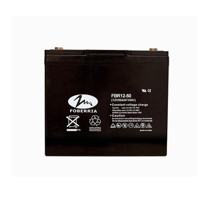 Όξινη μπαταρία μολύβδου UPS 12v 50ah 15.5kg 380A rechargable για τις εγχώριες συσκευές